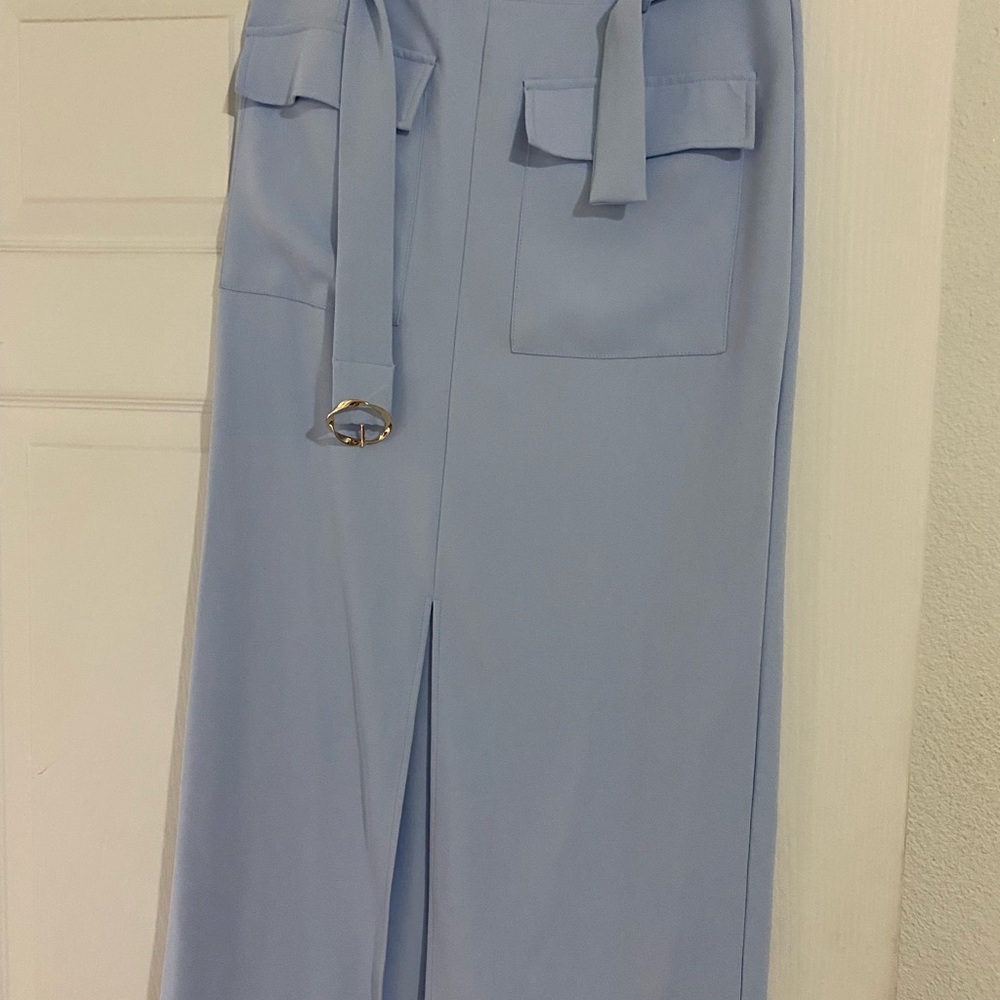 Elegant Blue Women's Skirt